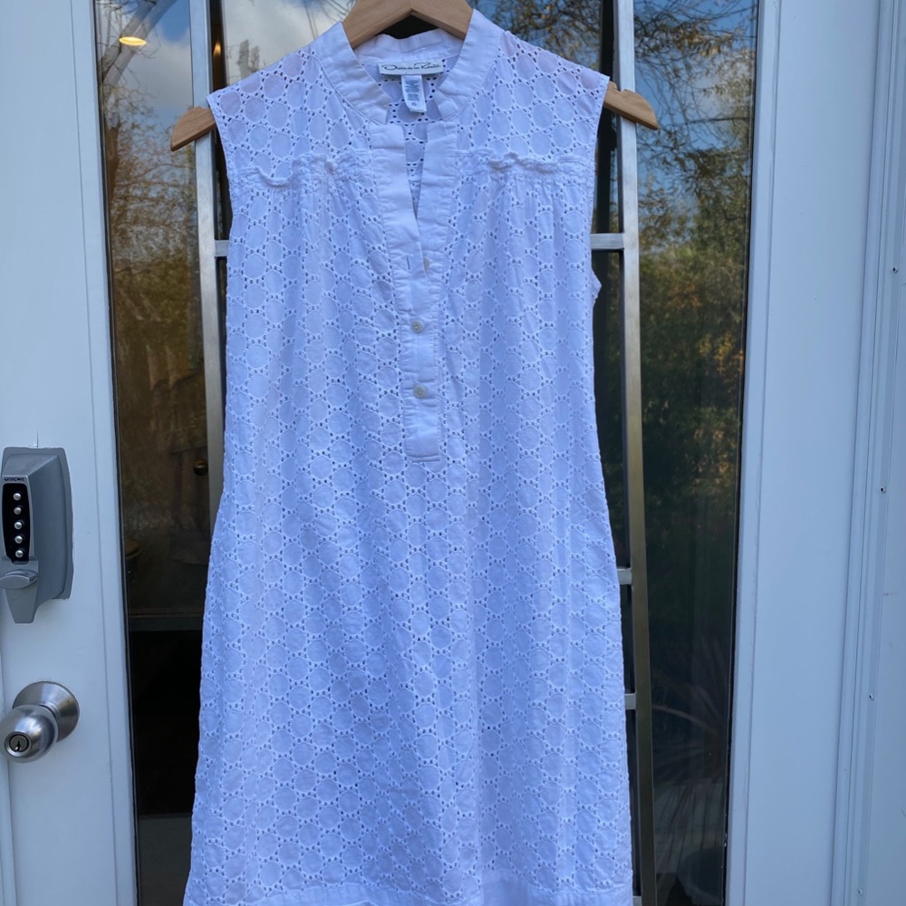 Oscar de le Renta Crochet Dress